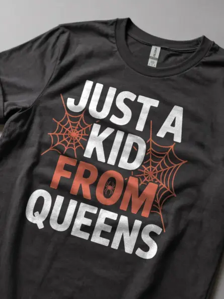 Vintage Queens Sunflower T-Shirt – Just a Kid from Queens - Image 5