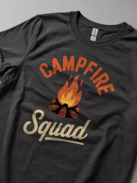 Campfire Squad Vintage T-Shirt - Image 5