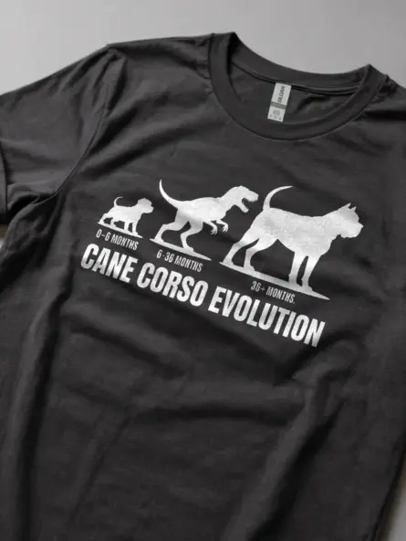 Hilarious Cane Corso Evolution Shirt – Funny Dog Growth Tee - Image 8