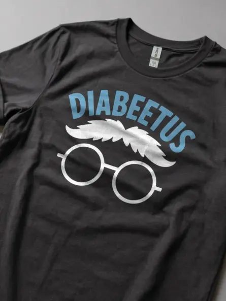 Hilarious Diabeetus T Shirt – Retro Meme Mashup for 80s Fans - Image 5