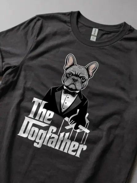 Dog Father Shirt – Funny French Bulldog Parody Gift Tee for Men - Image 5