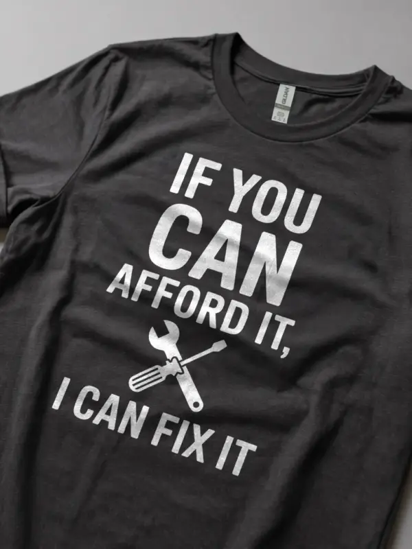 Dark Heather Lifestyle – Repairman Wearing Shirt – fix it t shirt for handymen