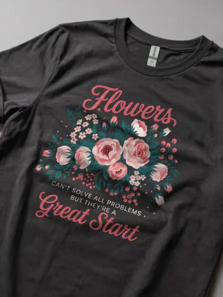 Motivational Flower Shirt Gift for Gardeners - Image 6