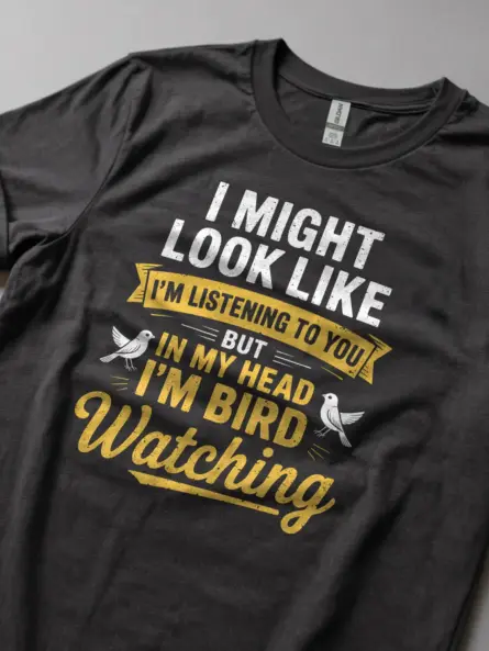 Funny Bird Watching T-Shirt for Introverts - Image 5