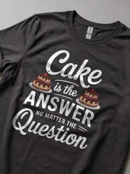 Funny Cake Lover T-Shirt for Bakers - Image 5