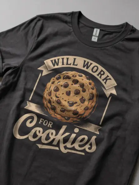 Hilarious Cookie Lover T-Shirt for Bakers - Image 5