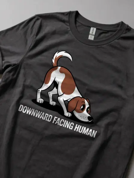 Hilarious Funny Dog Yoga T-Shirt for Pet Lovers - Image 2