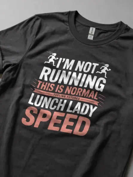 Funny Lunch Lady T-Shirt – Normal Speed - Image 5