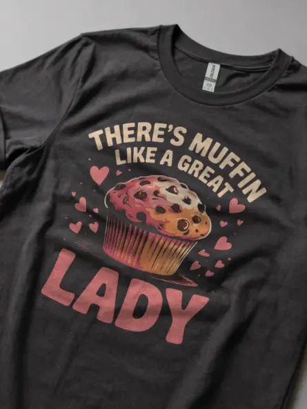 Funny Muffin Lover T-Shirt Retro Style - Image 5