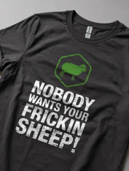 Funny Sheep T Shirt – Hilarious Farm Meme Tee for Animal Lovers - Image 5