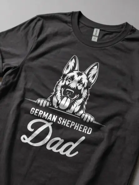 German Shepherd Dad T-Shirt for Dog Lovers - Image 4