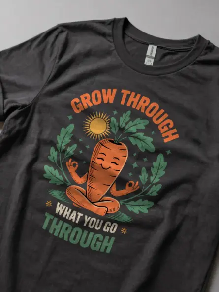 Grow Through What You Go Through T-Shirt - Image 5