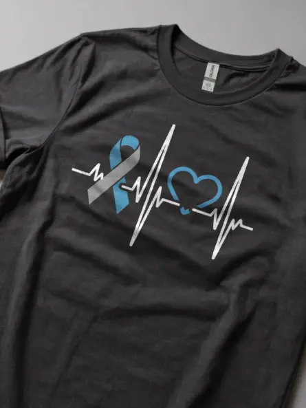 Heartbeat Diabetes Ribbon Shirt – Bold Awareness Tee for Nurses & Supporters - Image 8
