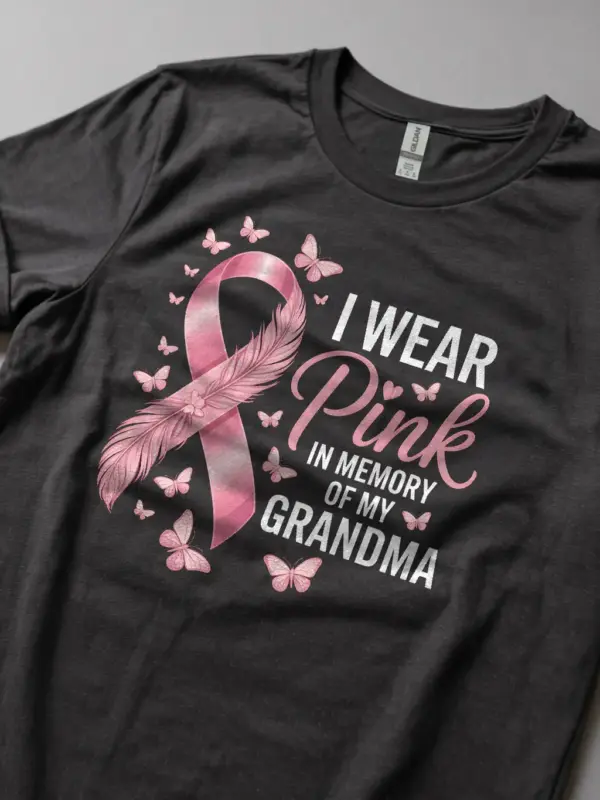 Dark Heather lifestyle – Dark Heather remembrance walk shirt lifestyle image