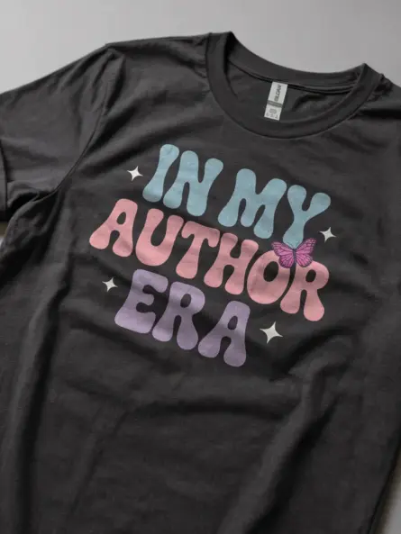 In My Author Era Shirt – Bold Retro Tee for Creative Writers - Image 5