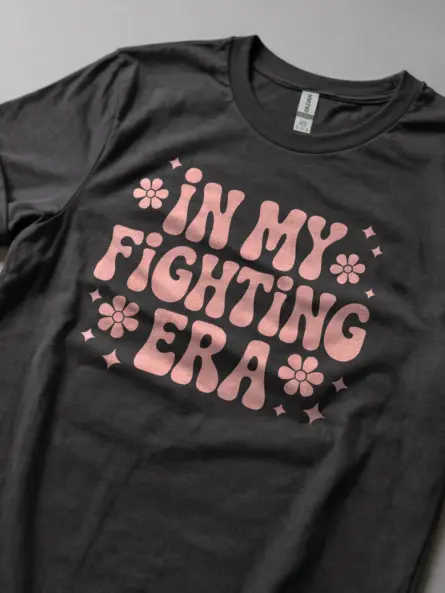dark heather lifestyle – dark heather awareness shirt worn during October walk