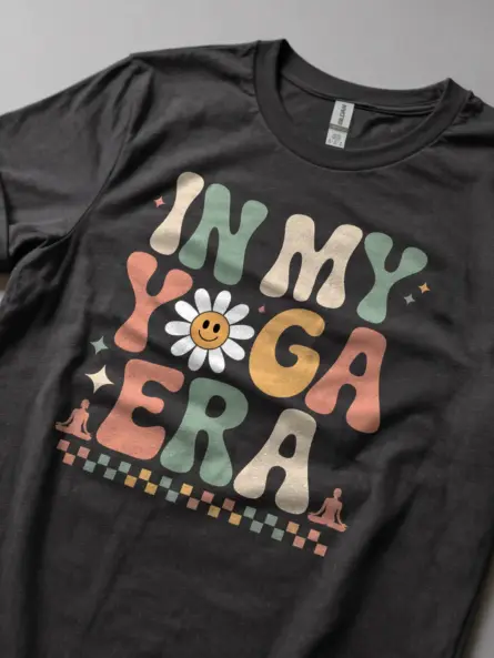 In My Yoga Era Shirt – Retro Pastel Hippie Tee for Meditation & Positivity - Image 5