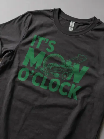 It's Mow O'Clock T-Shirt for Lawn Lovers - Image 6