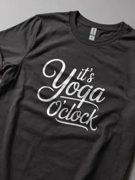 It's Yoga O'Clock T-Shirt for Calm Practice - Image 5