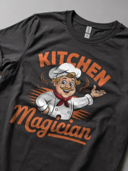 Kitchen Magician Chef T-Shirt - Image 11