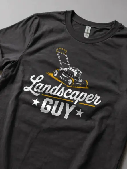 Lawn Mower Dad Shirt – Vintage Landscaper Guy Graphic Tee for Men - Image 6