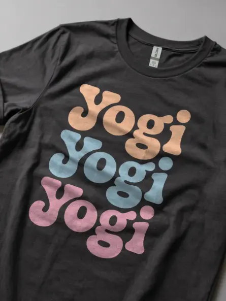 Minimalist Yogi T-Shirt – Retro Pastel Graphic Tee for Modern Yogis - Image 5
