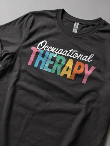 Colorful Occupational Therapy Shirt – Therapist Gift Tee - Image 5