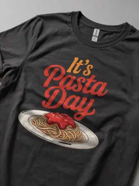 Pasta Day T-Shirt for Pasta Lovers – Spaghetti Graphic Tee - Image 5