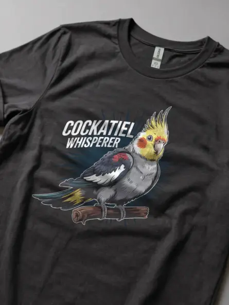 Cockatiel T-Shirt for Bird Lovers – Funny Cockatiel Whisperer Gift - Image 5