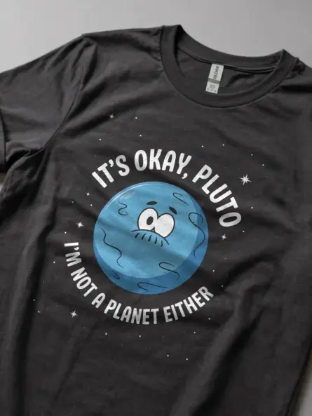 Funny Pluto Not a Planet T-Shirt – Space Meme Tee - Image 5