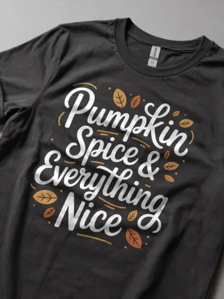 Pumpkin Spice T Shirt – Cozy Fall Quote Tee for Women - Image 5