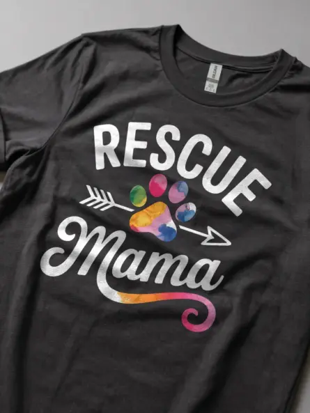 Rescue Mama Shirt – Bold Boho Style for Dog Lovers - Image 11