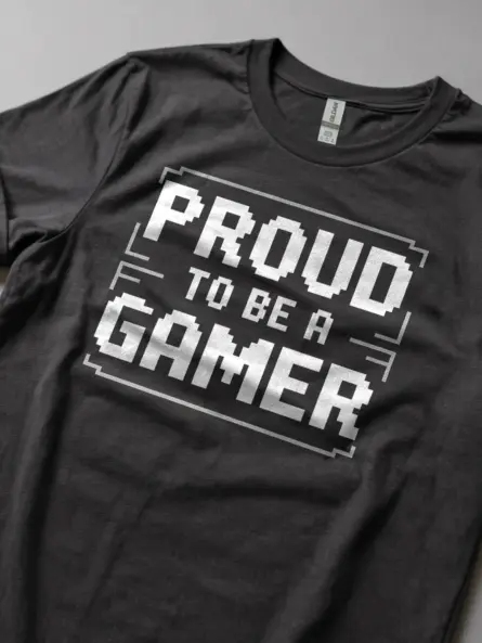 Retro Gamer Shirt Pixel Style – Proud to Be a Gamer Tee - Image 5