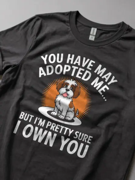 Funny Shih Tzu Rescue T-Shirt for Dog Adoption Lovers - Image 8