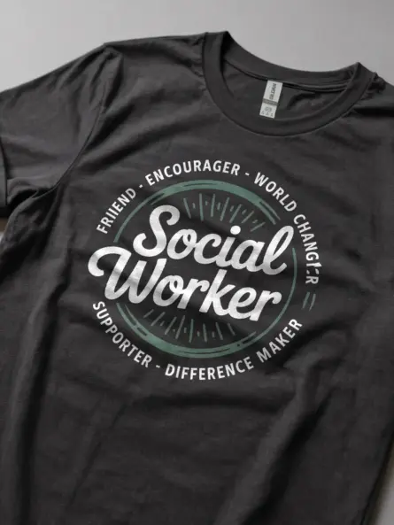 Social Worker Appreciation T-Shirt – World Changer Design - Image 2