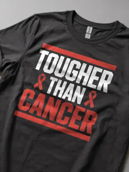 Bold “Tougher Than Cancer” Shirt – Motivational Awareness Tee - Image 6