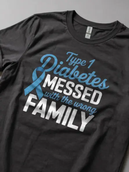 Type 1 Diabetes Family Shirt – Bold Support Tee for Awareness Events - Image 11