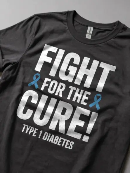 Type 1 Diabetes Shirt – Bold Fight for the Cure Awareness Tee - Image 5