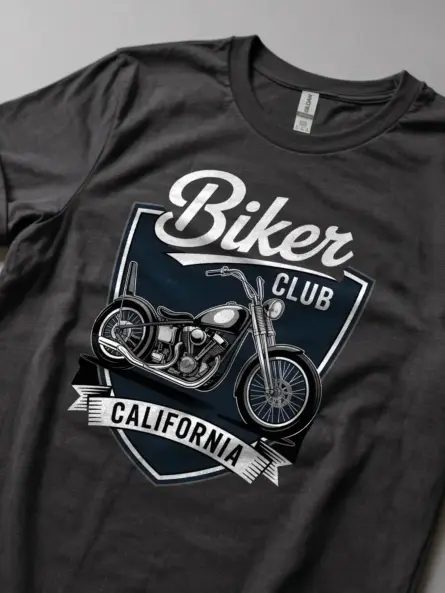 Vintage Biker Club T-Shirt – Classic California Ride Style - Image 5