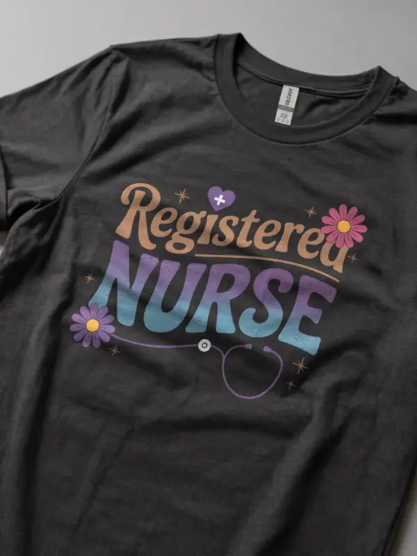 lifestyle dark heather registered nurse shirt vintage registered nurse shirt