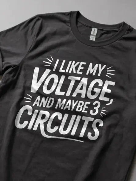 Voltage Humor Shirt for Electricians & STEM Nerds - Image 5