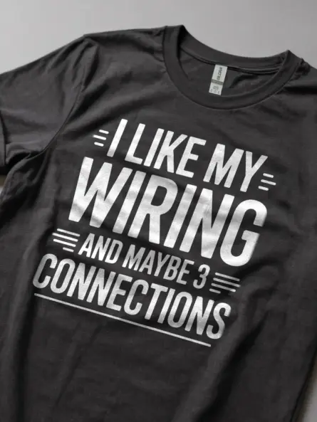 Wiring Humor T-Shirt for Electricians - Image 5