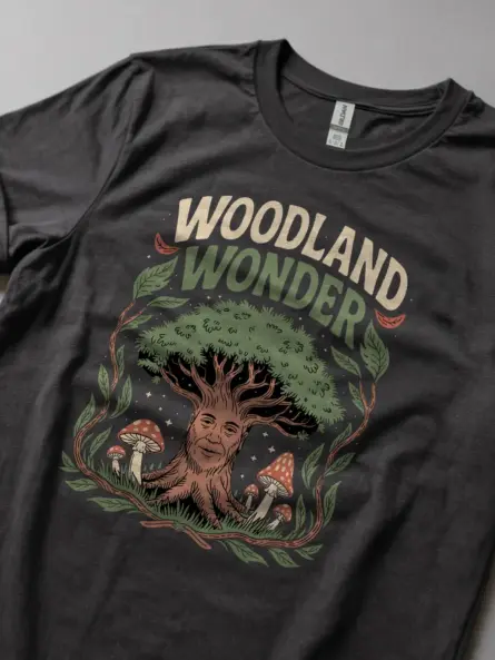 Woodland Spirit T-Shirt Woodland Wonder Design - Image 5