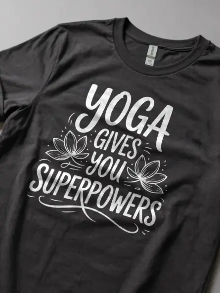 Empowering Yoga Gives You Superpowers T-Shirt - Image 5