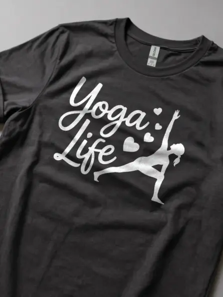Empowering Yoga Life T-Shirt for Women Yogis - Image 5