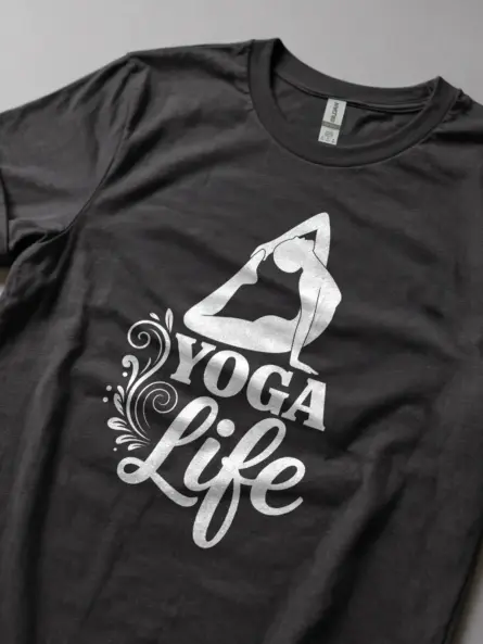 Yoga Life Shirt – Powerful Minimalist Tee for Wellness Enthusiasts - Image 5