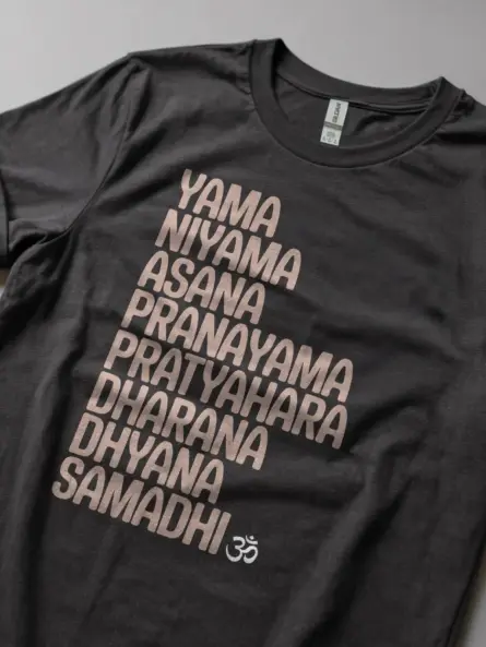 Powerful Eight Limbs of Yoga T-Shirt for Spiritual Teachers - Image 5