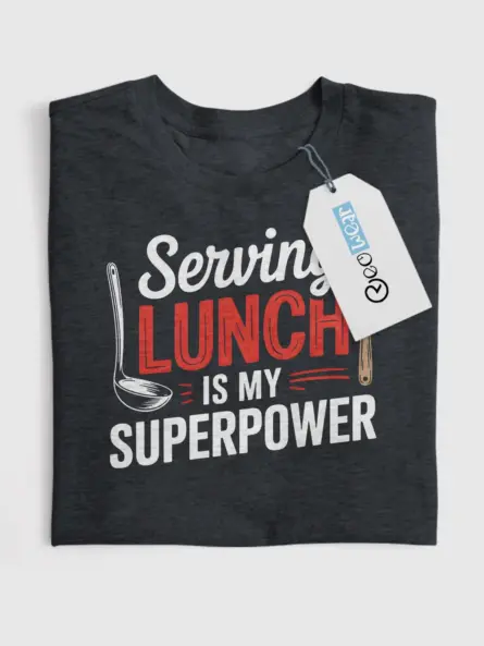Lunch Lady Superpower T-Shirt for Cafeteria Staff - Image 4