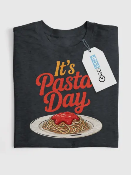 Pasta Day T-Shirt for Pasta Lovers – Spaghetti Graphic Tee - Image 4