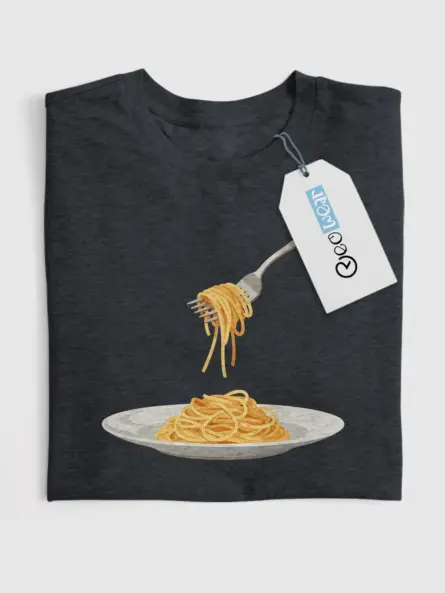Pasta Lover T-Shirt with Spaghetti Art - Image 10